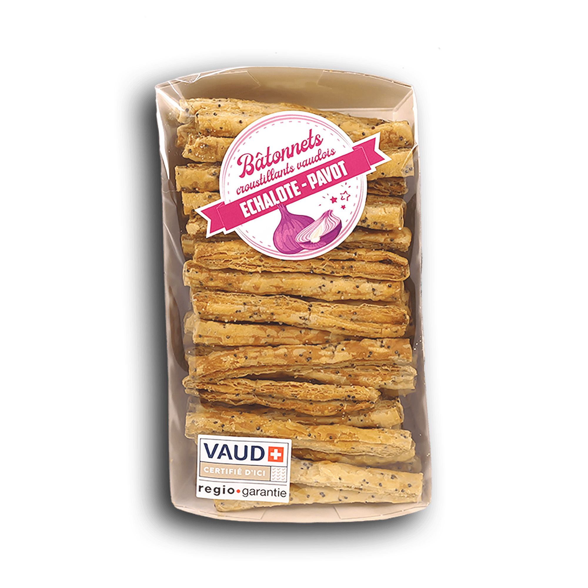 Bâtonnet croustillant échalote-pavot 120g