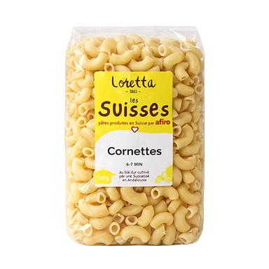 Pâtes Cornettes nature 500g